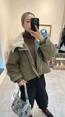 大領內層羽絨褸/軍綠