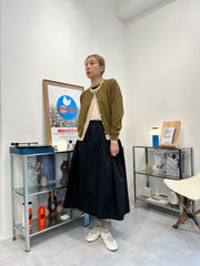 波點T-shirt/米白