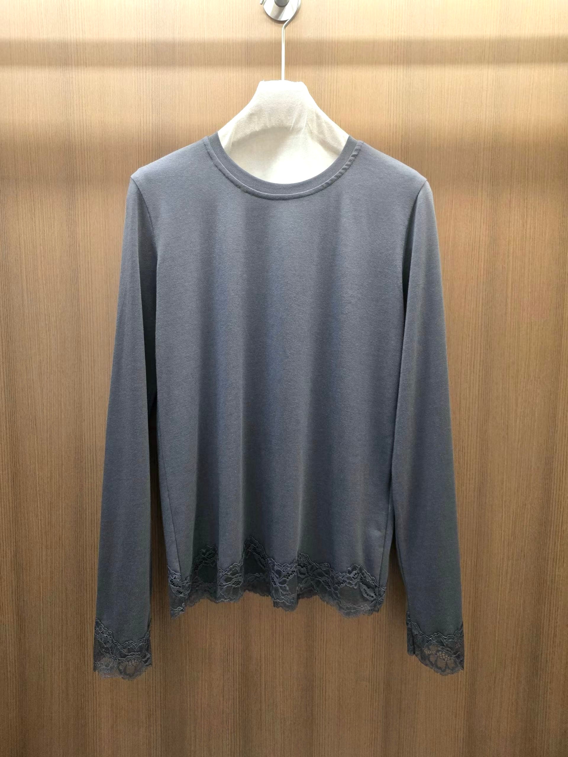 🎨包色優惠：衫腳袖口Lace邊T-shirt