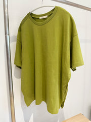 (訂貨：15工作天）後縮褶闊T-shirt/綠