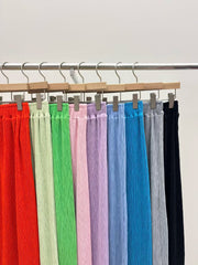 壓褶木耳腳直身裙/其他7色