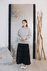 三粒小珍珠衛衣/灰