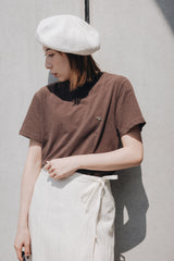 小金牌裝飾Tee/啡