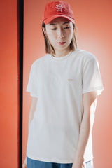 小金牌裝飾Tee/白