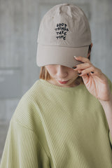 坑紋質感闊身Tee/青綠