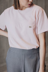 小金牌裝飾Tee/粉紅