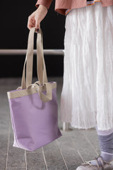 長短帶Tote bag/淺紫