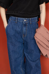 薄身牛仔褲/藍 (size M/L)