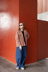 薄身牛仔褲/藍 (size M/L)