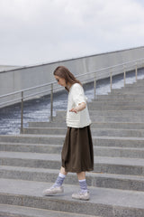 高質靚料及膝褲/啡