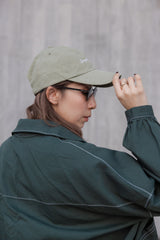 車線春夏薄外套/森林綠