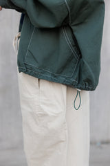 車線春夏薄外套/森林綠