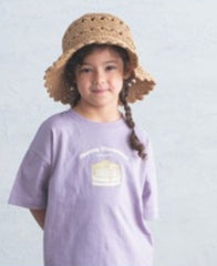 Kids Print T-shirt/ 淺紫Pancake-150