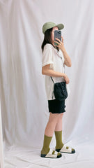 束口小袋/黑
