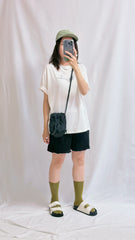 Take your time T-shirt/米白