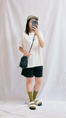 Take your time T-shirt/米白