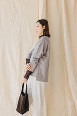 簡約闊身T-Shirt/霧灰