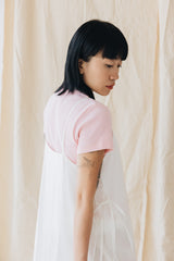 Fitted Rib T-Shirt/粉紅