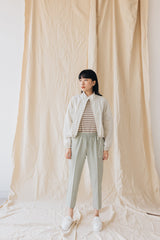 (預購)間條Waffle T-Shirt/杏
