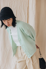 Fitted Rib T-Shirt/白