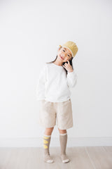 KID 純色T-shirt/白