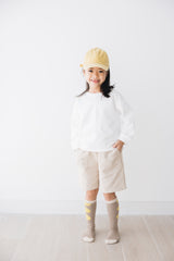 KID 及膝褲/米杏