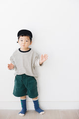 KID 燈芯絨短褲/綠