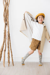 KID 燈芯絨短褲/啡