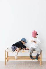 KID 及膝褲/灰藍