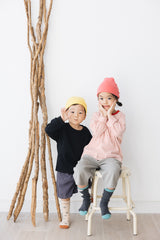 KID 及膝褲/灰藍