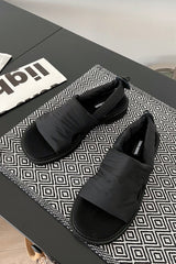 (預購)夾棉涼鞋/啞面